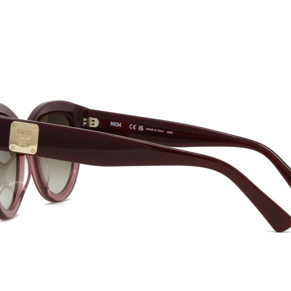 MCM Burgundy Cat-Eye Sunglasses - Picture 9 of 9